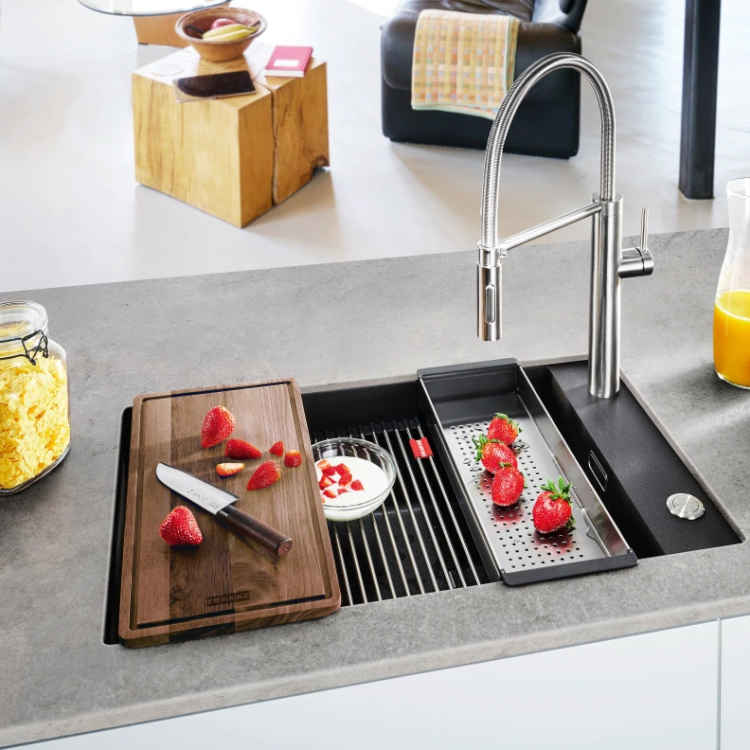 Zlewozmywak Franke Kanon KNG 110-62 Czarny mat Fragranit+ 125.0633.003